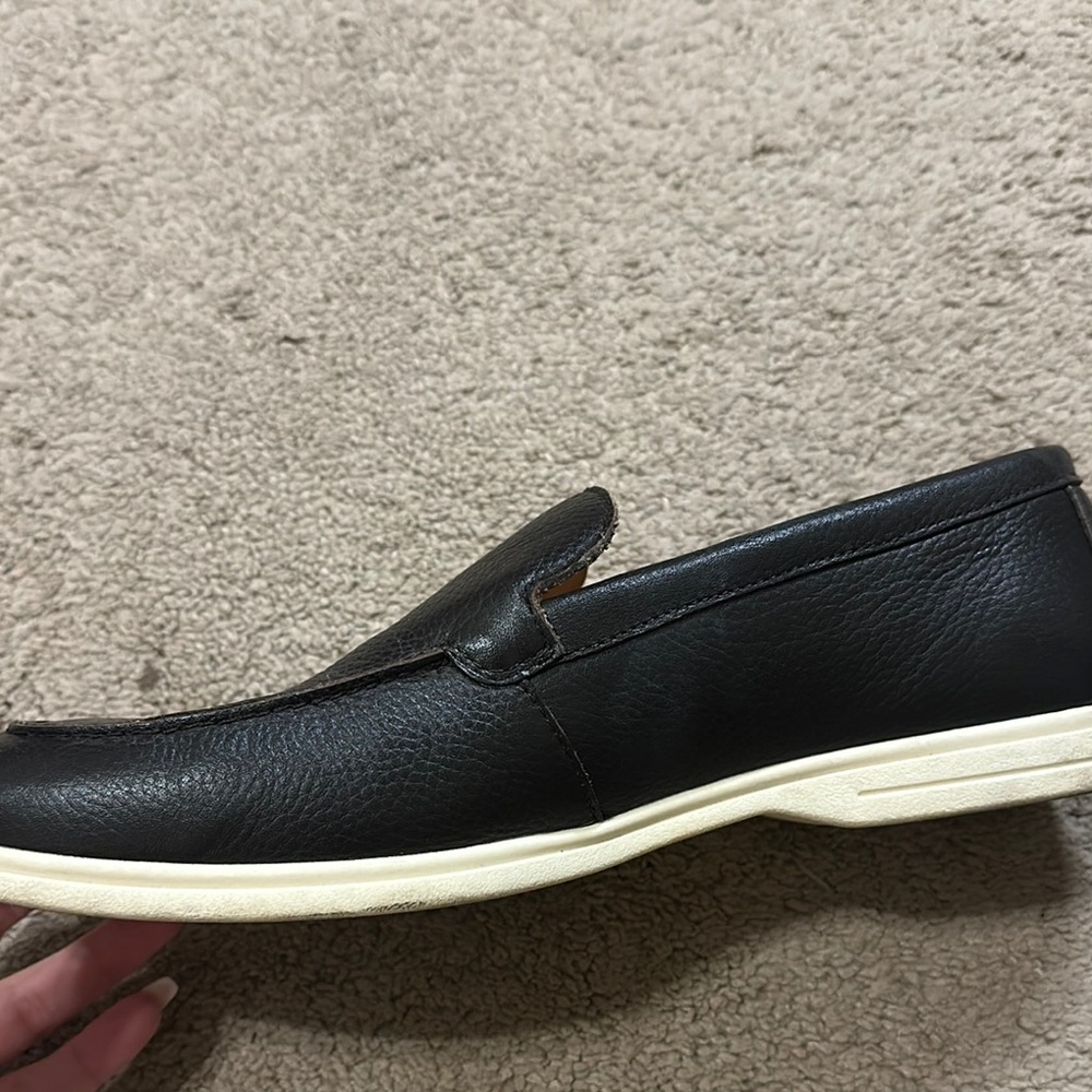 Brown Leather Slip-On Loafers - Picture 4 of 4